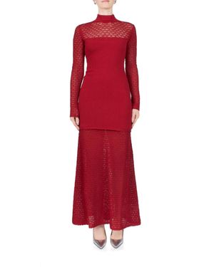 Posse Romy High Neck Dress - Red