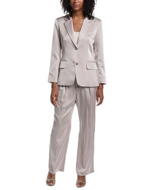 Pascale La Mode 2Pc Suit - Gray