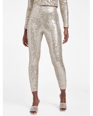Guess Hallie Sequin Leggings - Natural