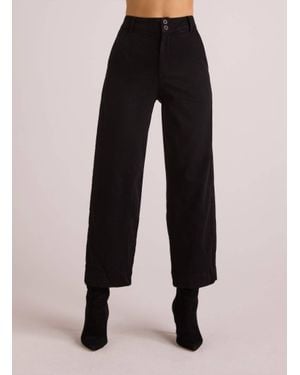 Bella Dahl Saige Tux Stripe Crop Pant - Black