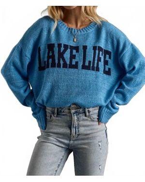 Panache Lake Life Lightweight Sweater - Blue