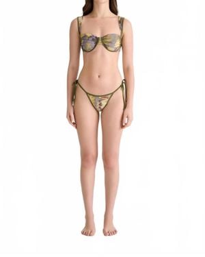 Neoblu Travesia Underwire Ruched Bralette Top - Natural