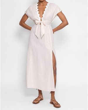 Sundress Nora Long Dress - White