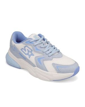 Starter Star Light Synthetic Leather And Mesh Sneaker - Blue
