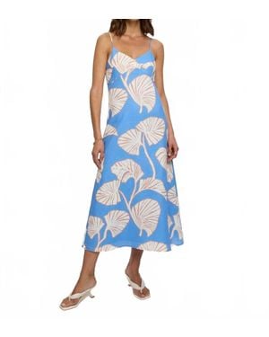Kivari Ilana Midi Dress - Blue