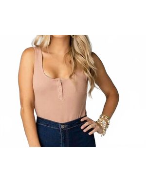 BuddyLove Jodie Buttoned Bodysuit - Blue