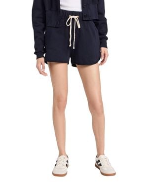 Les Tien Serena Scallop Short - Blue