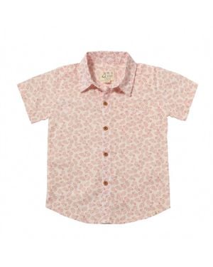 Me & Henry Boy's Newport Woven Shirt - Pink
