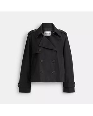COACH Short Trench - Black