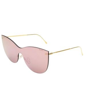 Illesteva Boca Mask Sunglasses - Black