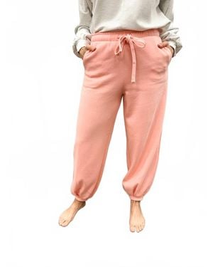 Risen Slouchy Jogger Sweatpants - Red