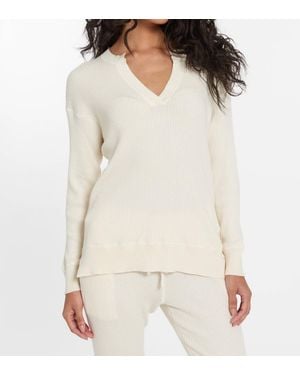 LEIMERE Cabo Split Neck Top - White