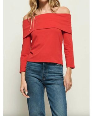 Nation Ltd Alexi Off Shoulder Top - Red