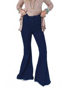 Three Bird Nest The Signature Flare Pants - Blue