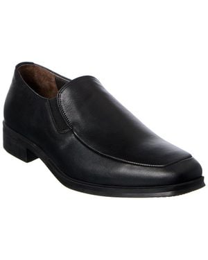 M by Bruno Magli Pitto Leather Loafer - Black