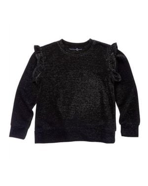 Duffield Lane Girl's Comet Pullover Top - Black