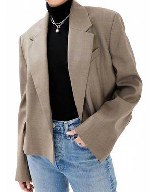 Agolde Callie Cropped Blazer - Multicolor