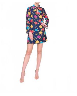 Flora Bea Greyson Mini Dress - Blue