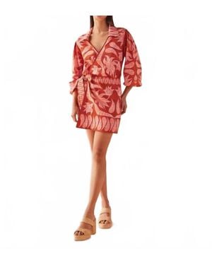 Omika Avery Mini Dress - Red