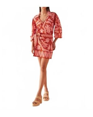 Omika Avery Mini Dress - Red