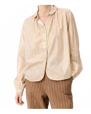 Leon & Harper Cob Foil Shirt - Natural