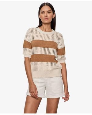 Sanctuary Beachside Openwork Tee - White
