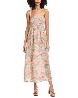 Faherty Sunrise Smocked Dress - Pink