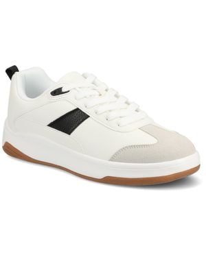Vance Co. Vance Raiden T-Toe Low Top Sneaker - White