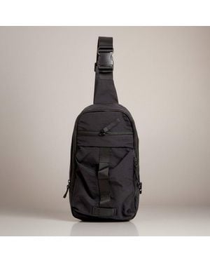 Fashnzfab Solid Adjustable Sling Bag - Black