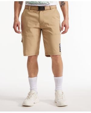 Ecko' Unltd Keep Tabs On Belted Cargo Short - Natural