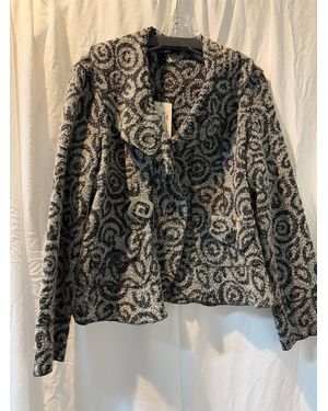 600 West Patterned Jacket - Brown