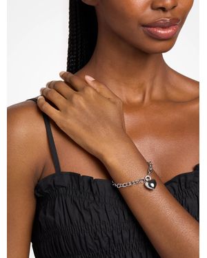 Michael Kors Pavé Puffy Heart Pendant Bracelet - Brown