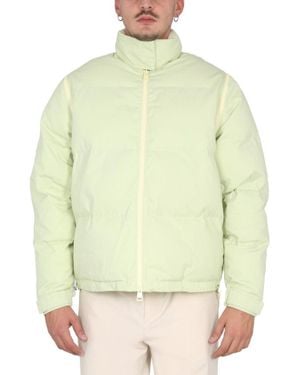 Sunnei Padded Jacket With High Neck - Green