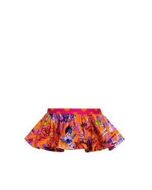 Lia Sahara Reversible Ruffle Belt - Red