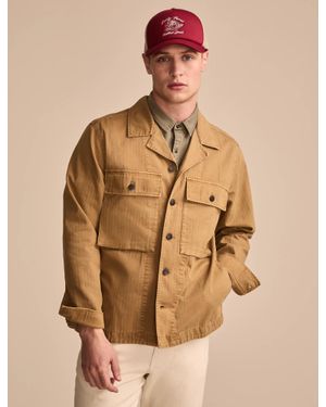 Lucky Brand Military Shirt Jacket - Natural
