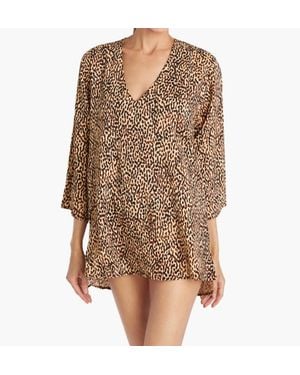 Robin Piccone Whitney Tunic Top - Brown