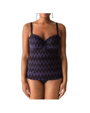 Primadonna Venice Padded Tankini Top - Blue