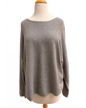 NINETY CLOTHING CO Crew Neck Sweater - Gray