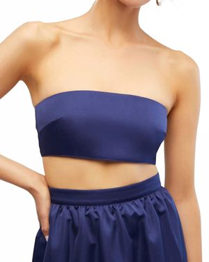 WeWoreWhat Bandeau Strapless Top - Blue