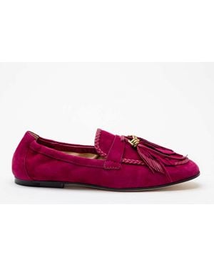 Tod's Feather Loafers - Purple