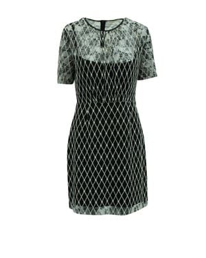 Sandro Sandro Lace Mini Dress - Black