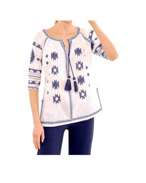 Gretchen Scott Montezuma Tunic Top - White