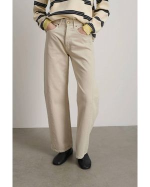 B Sides Slim Lasso High Rise Jeans - Natural