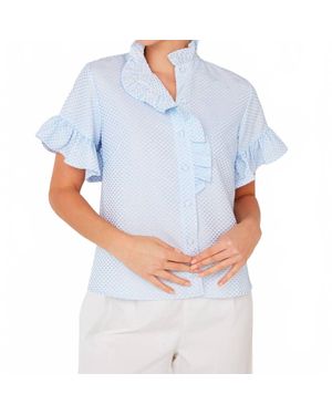 Abbey Glass Sadie Top - Blue