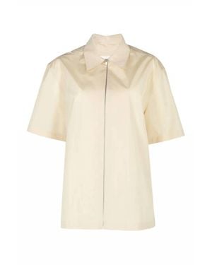 Jil Sander Recycled Technical Taffeta Shirt - Natural