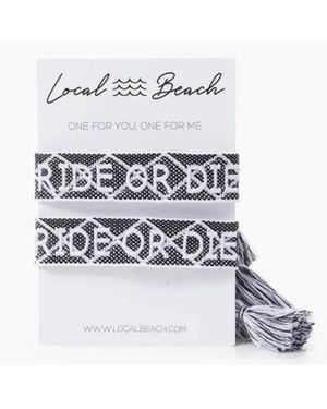 Local Beach Friendship Bracelets - White