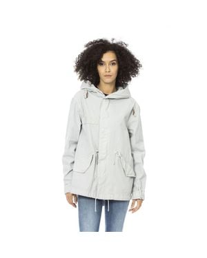 MR & MRS Cotton Parka Jacket - White