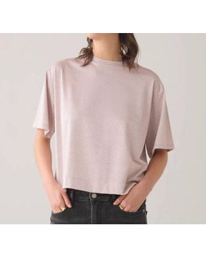 Summum Boxy Jersey Top - Pink