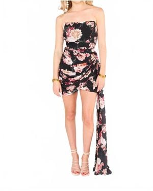 BuddyLove Zeus Draped Side Mini Dress - Multicolor