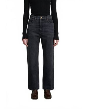 B Sides Plein Straight Leg Jeans - Black